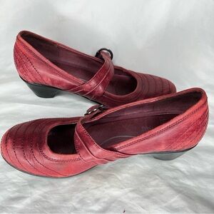 Dansko leather Mary Jane heel shoes 38